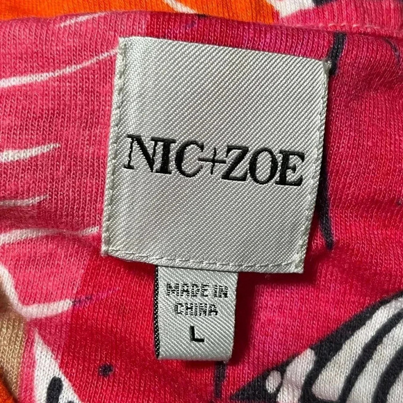 NIC+ZOE Feather Leaves Sleeveless Dress - Picture 4 of 12